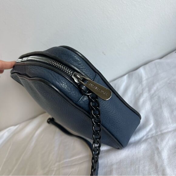 MICHAEL KORS Blue Black Jet Set Crossbody Shoulder Bag - Picture 2 of 9